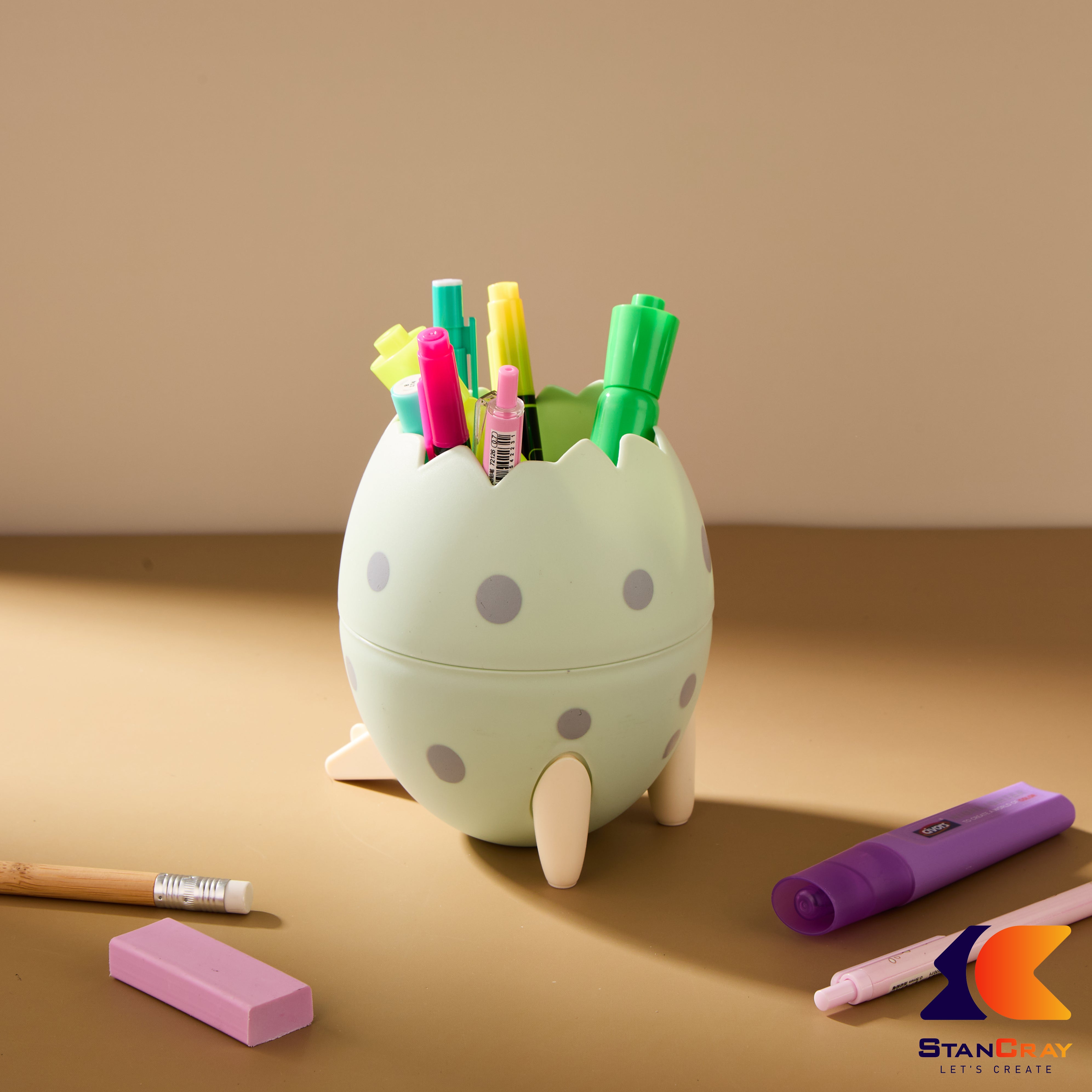 Easter Egg Shaped Pen Holder