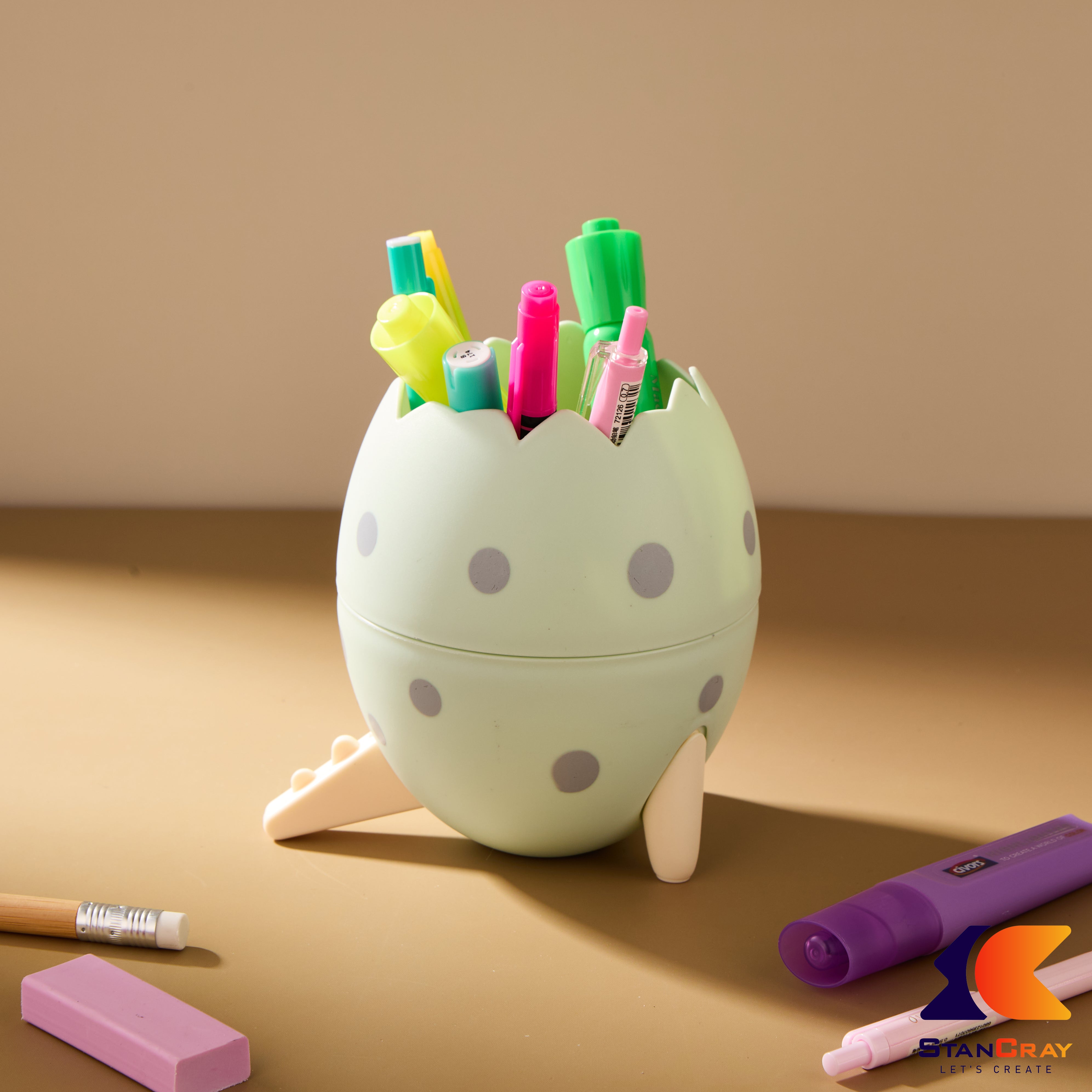 Easter Egg Shaped Pen Holder