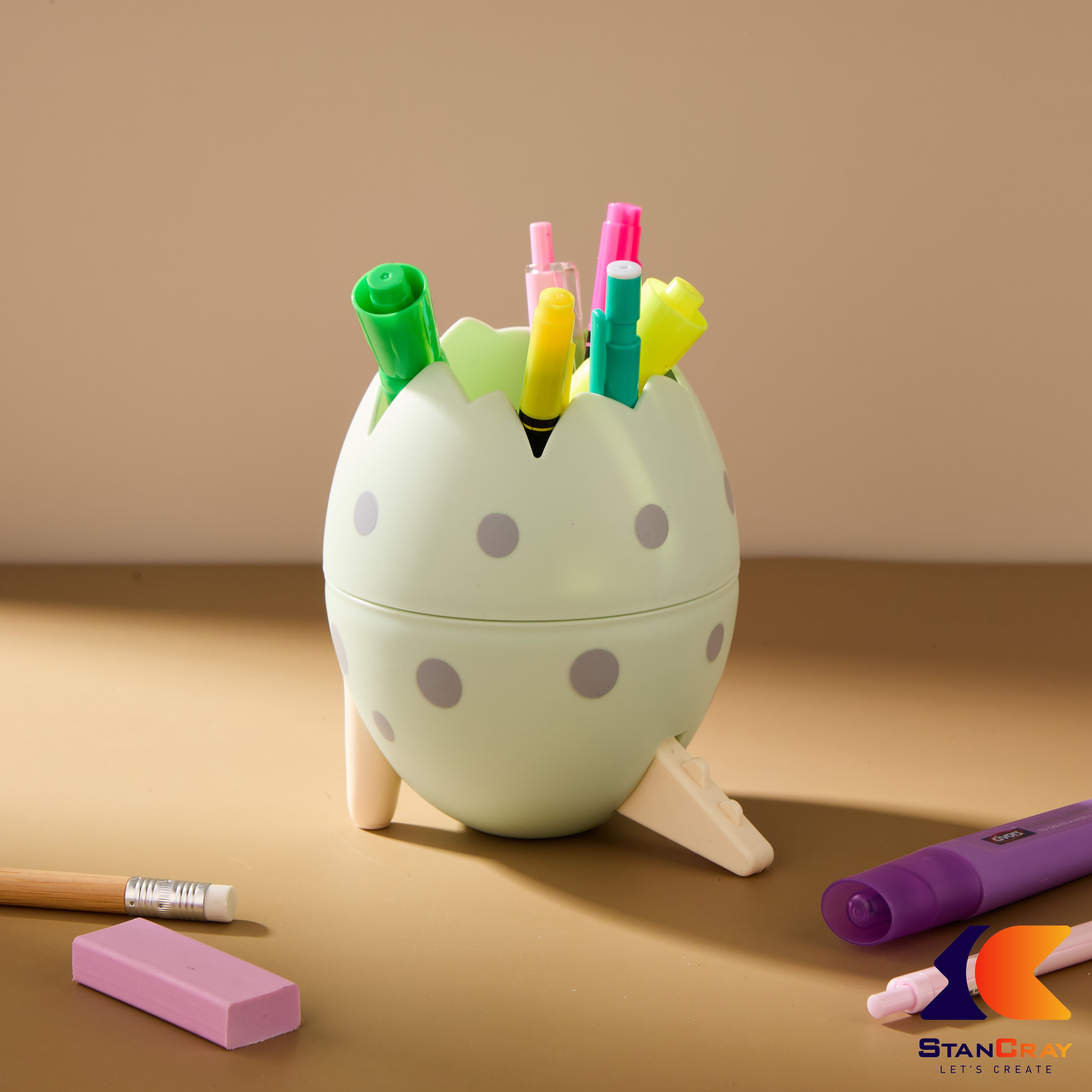 Easter Egg Shaped Pen Holder