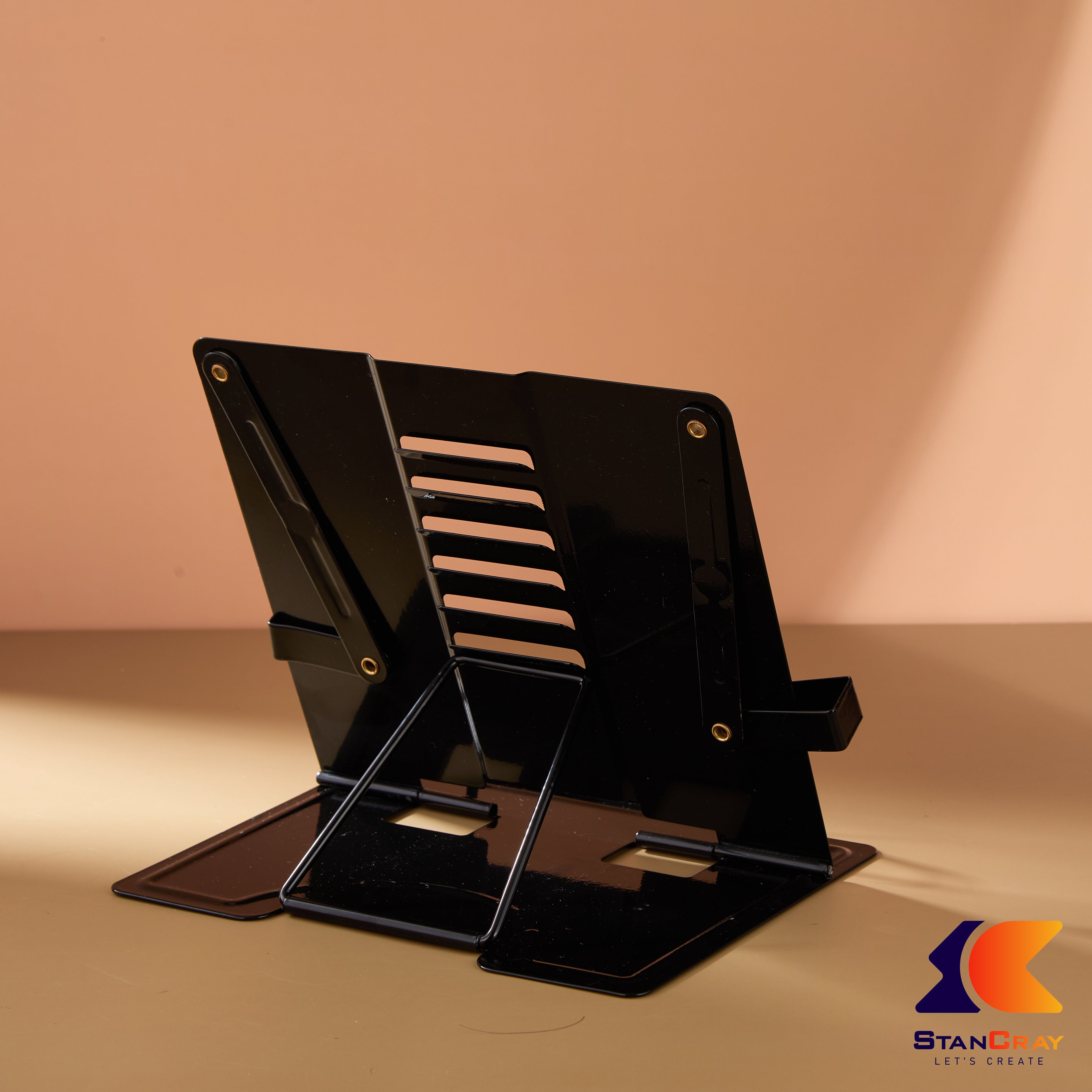 Metal iPad Book Holder - Black