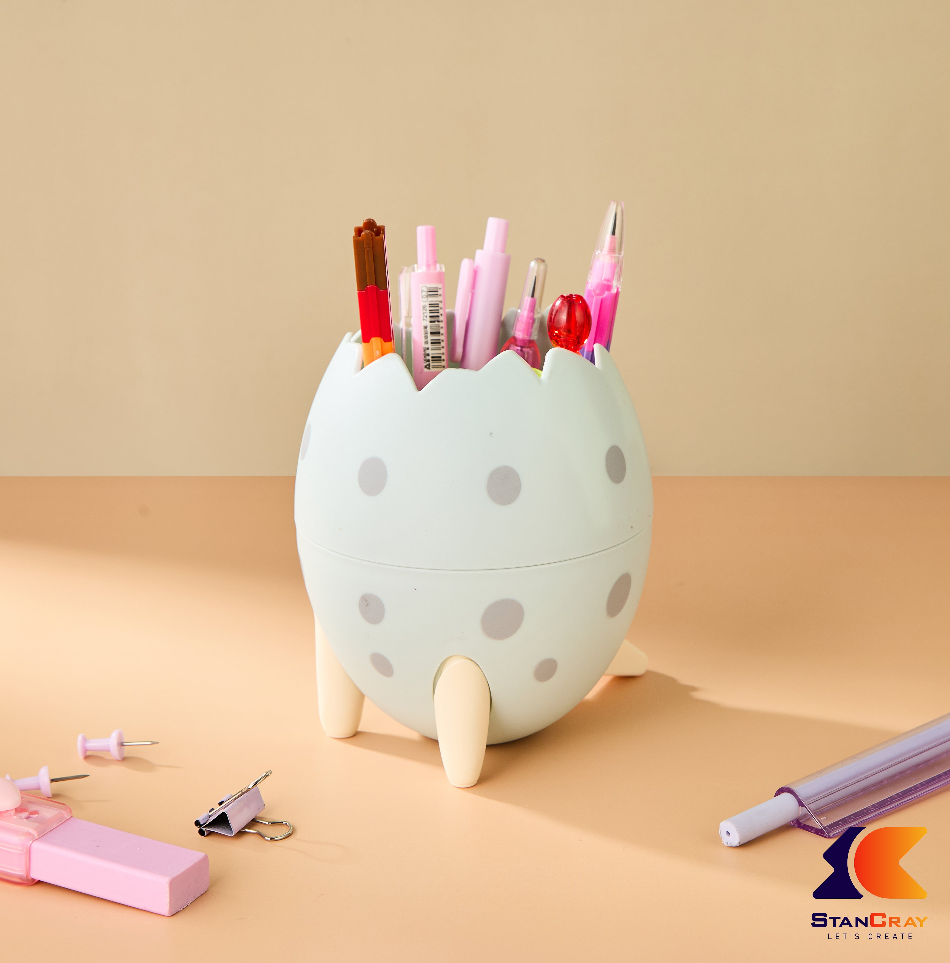 Easter Egg Shaped Pen Holder