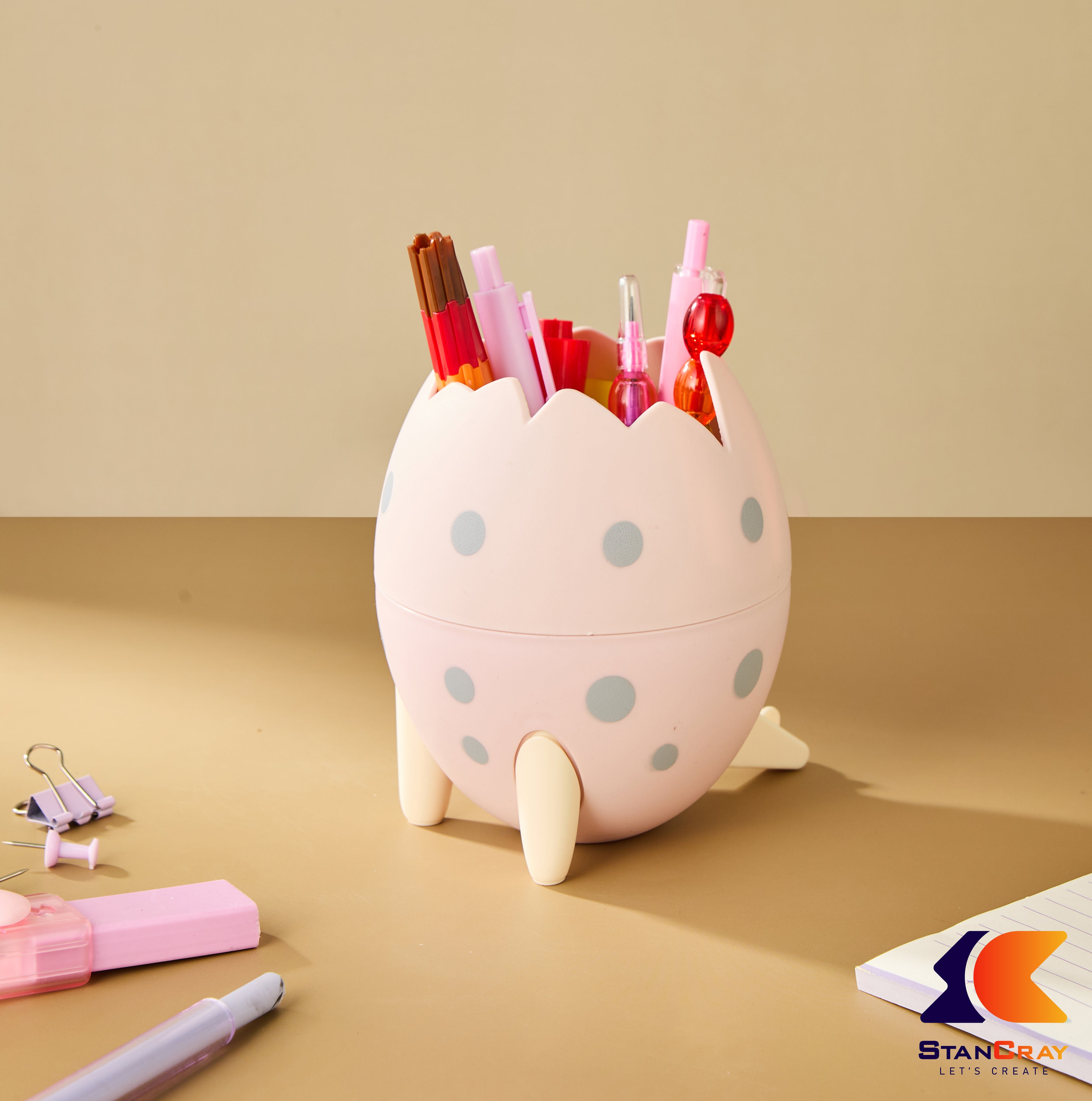 Easter Egg Shaped Pen Holder