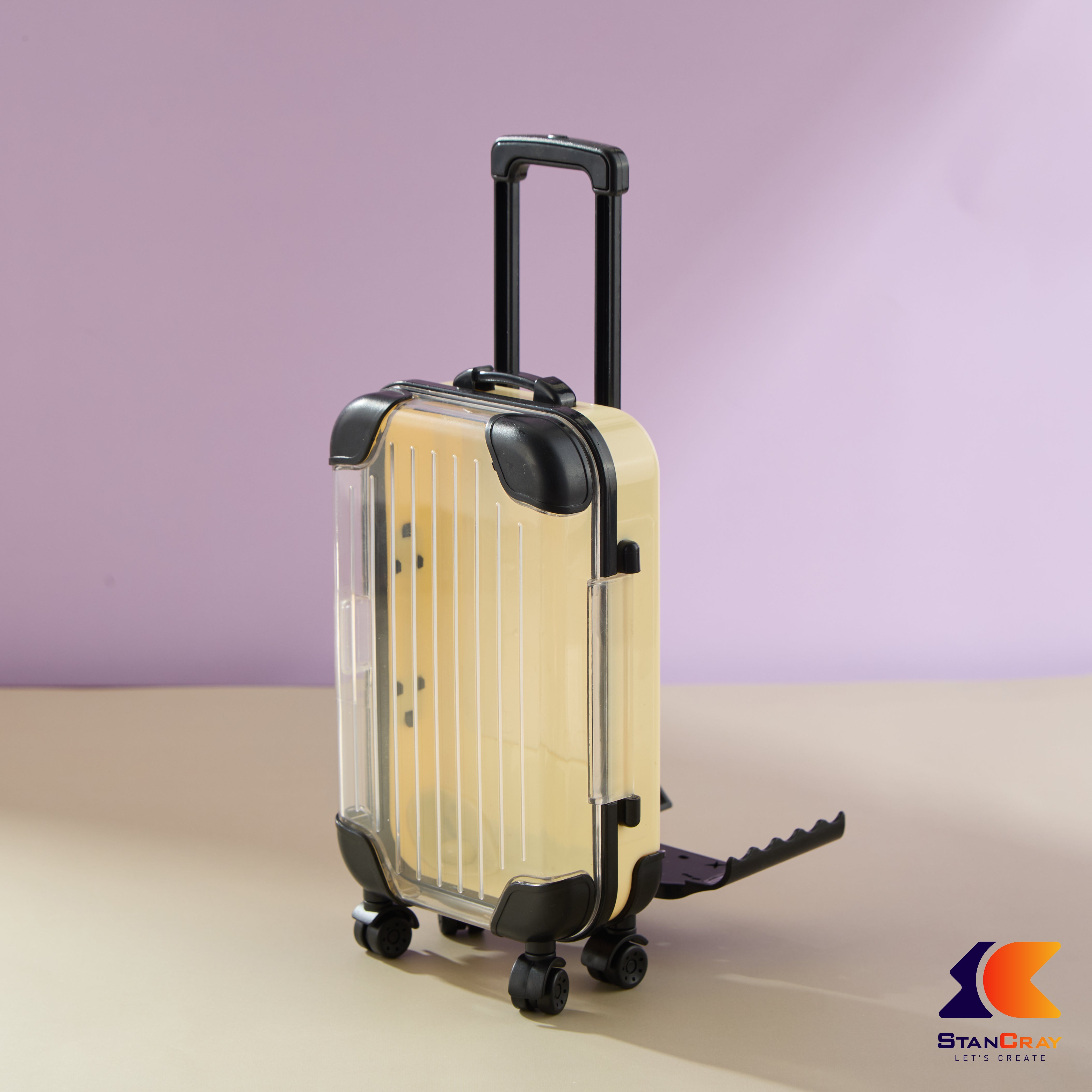 Suitcase Shaped Mobile Stand & Storage Box