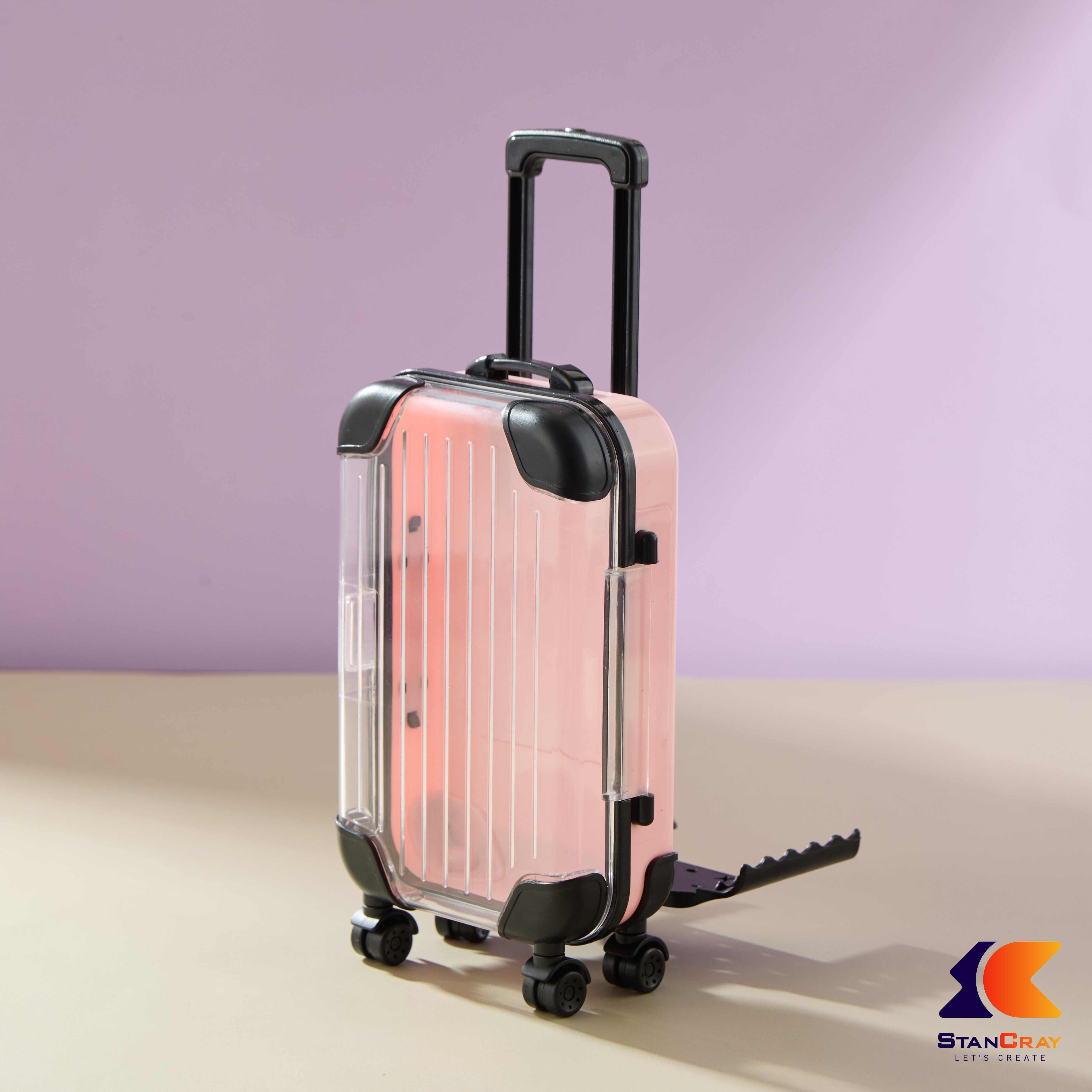 Suitcase Shaped Mobile Stand & Storage Box